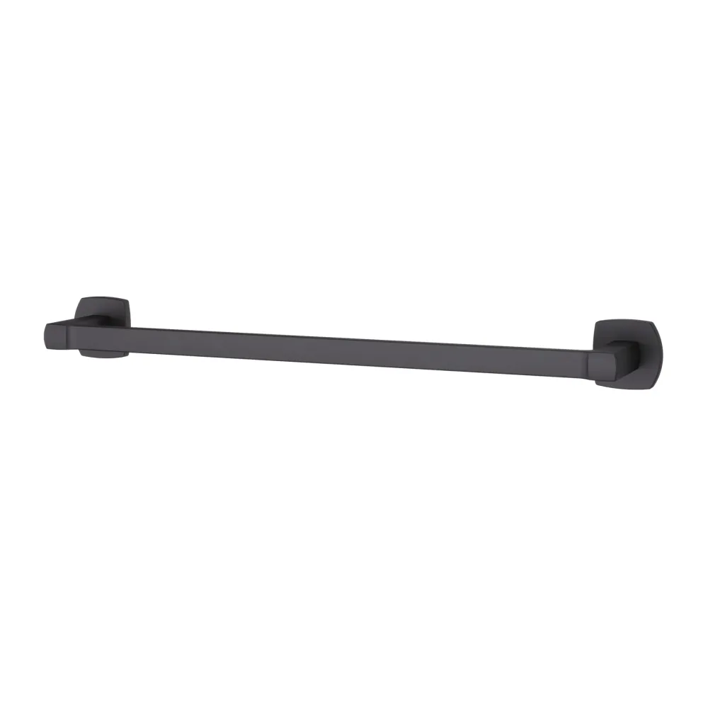 Barre porte-serviettes de 18 po, testée jusqu'à 50 lb en finition nickel