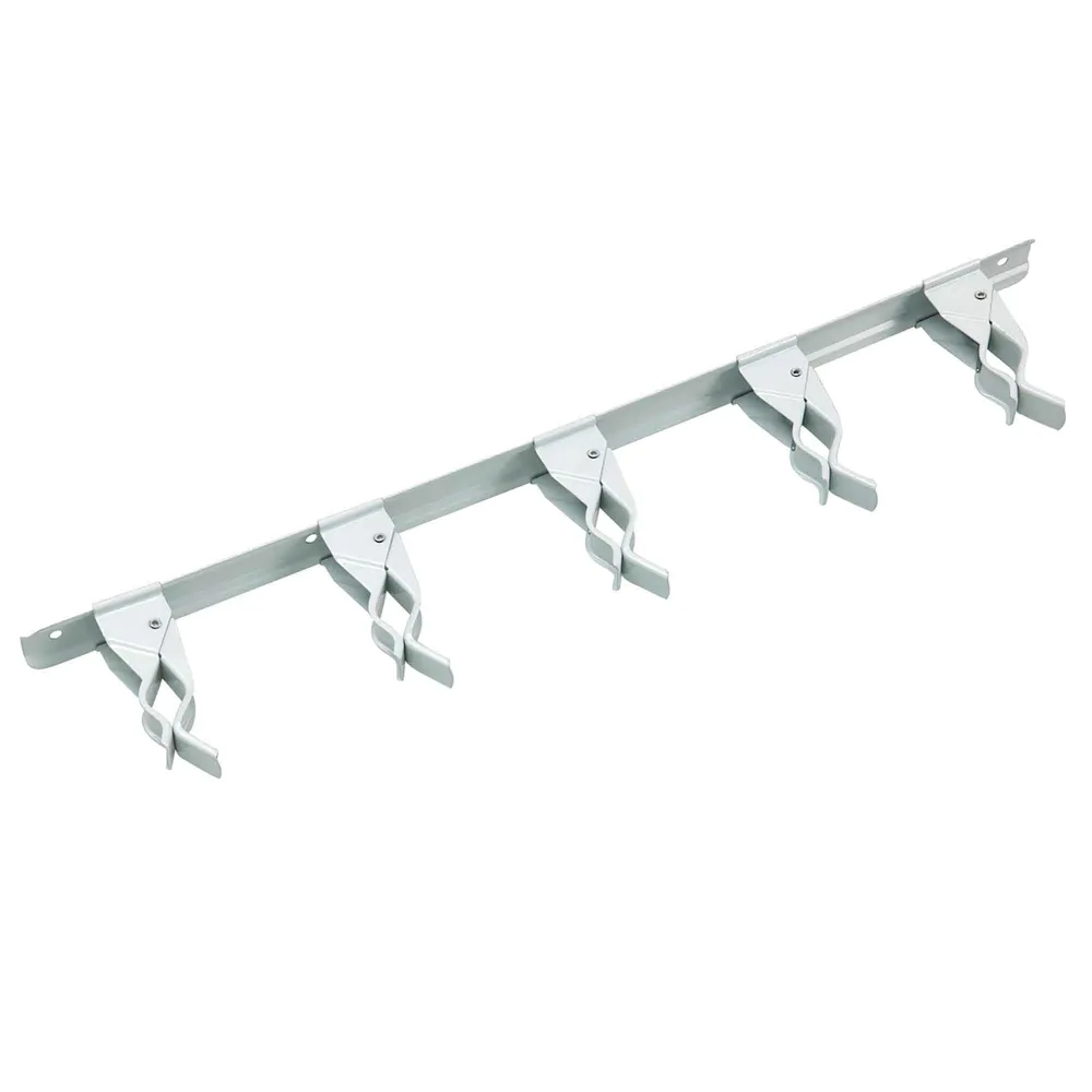Porte-rouleau Barre de rangement avec 5 pinces à ressort