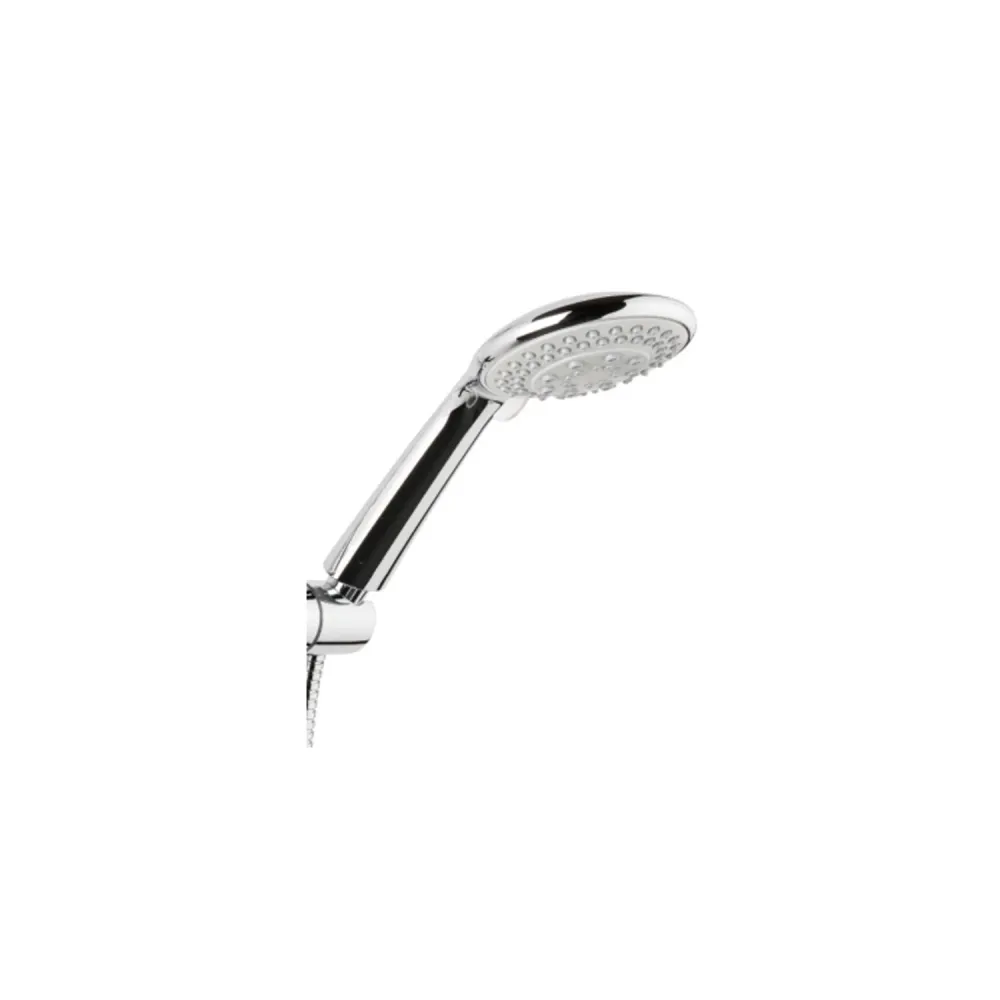 Saliscendi Orlando avec barre en acier et douche Florida 5 jets - Chromé - Installation Facile