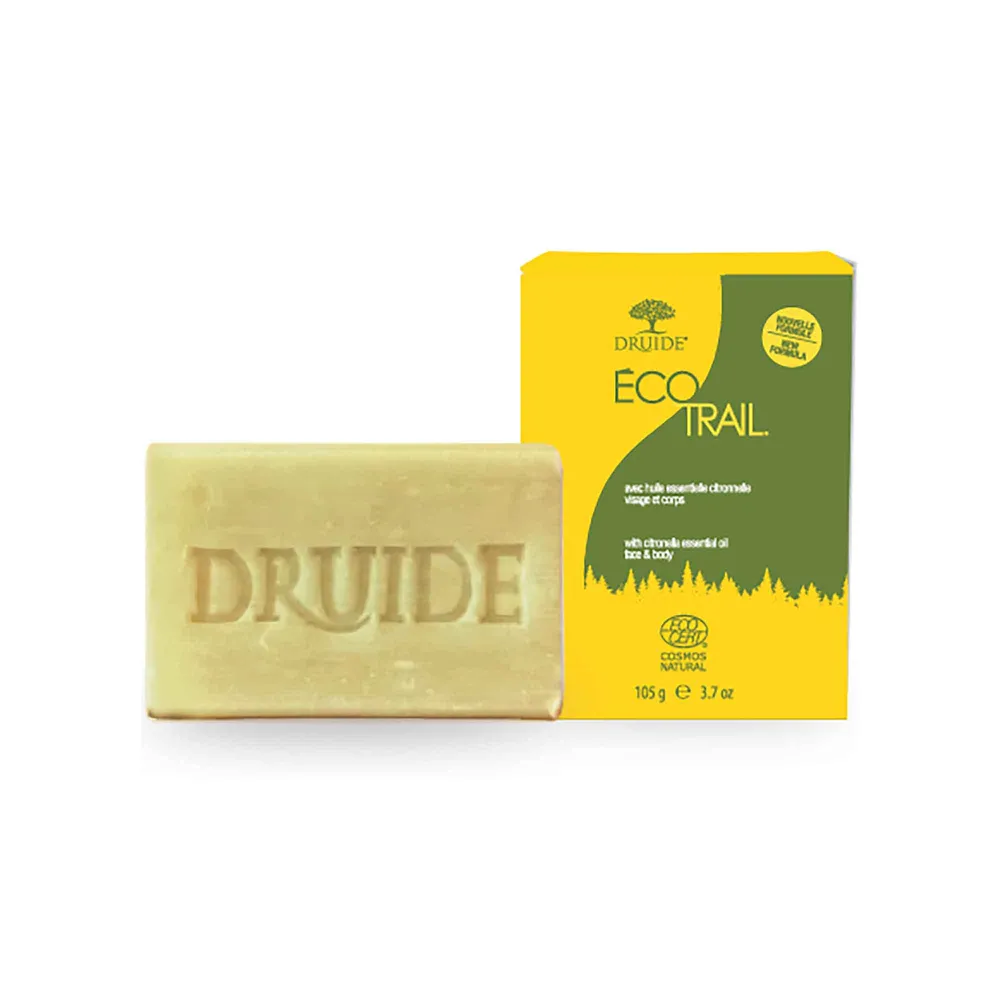 Savon en barre à la citronnelle ÉCOTRAIL, 105 g en finition nickel