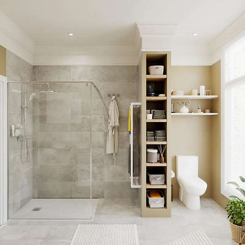 Sèche-serviettes eau chaude en acier GoodHome Duala blanc 16 barres - 325 W avec Garantie