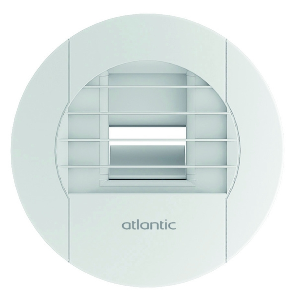 Bouche d'extraction VMC BHC manuelle - Diamètre : 125 mm - Débit : 10-45 m³/h - blanc - ATLANTIC avec Joint d'Étanché...
