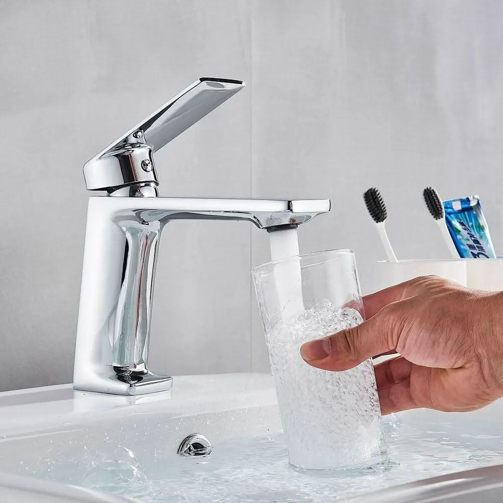 Mitigeur Lavabo Bec Allongé | Charme Épuré