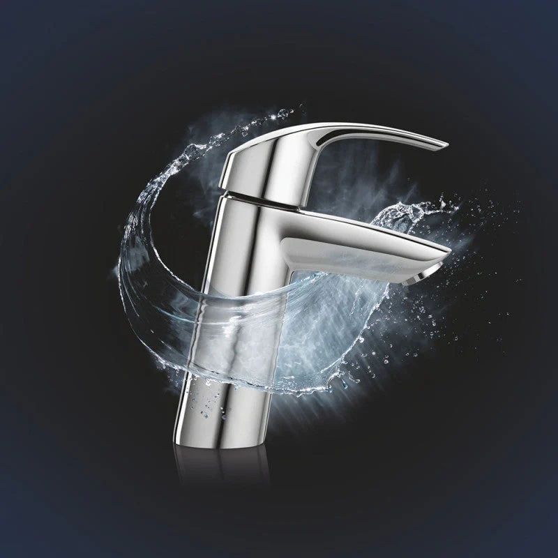 Mitigeur lavabo EUROSMART GROHE 23923002 bec bas - taille M - chromé
