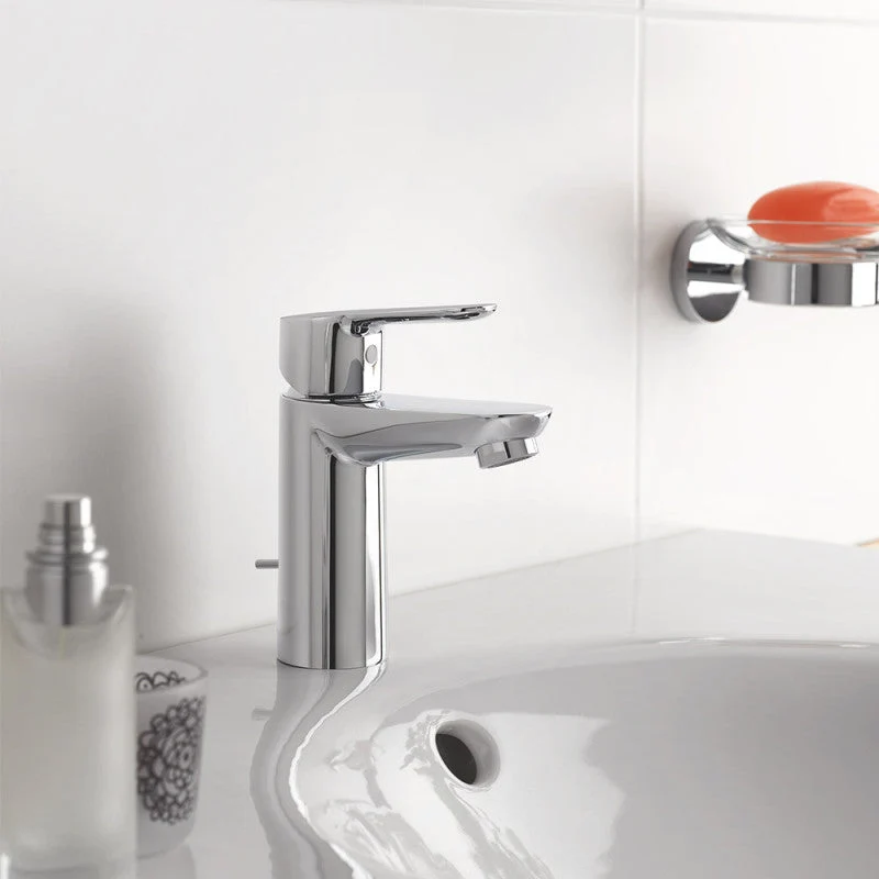 Mitigeur lavabo START EDGE GROHE 23774000 taille M - bec droit - acier chromé