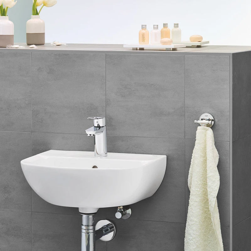Mitigeur lavabo START EDGE GROHE 23774000 taille M - bec droit - acier chromé