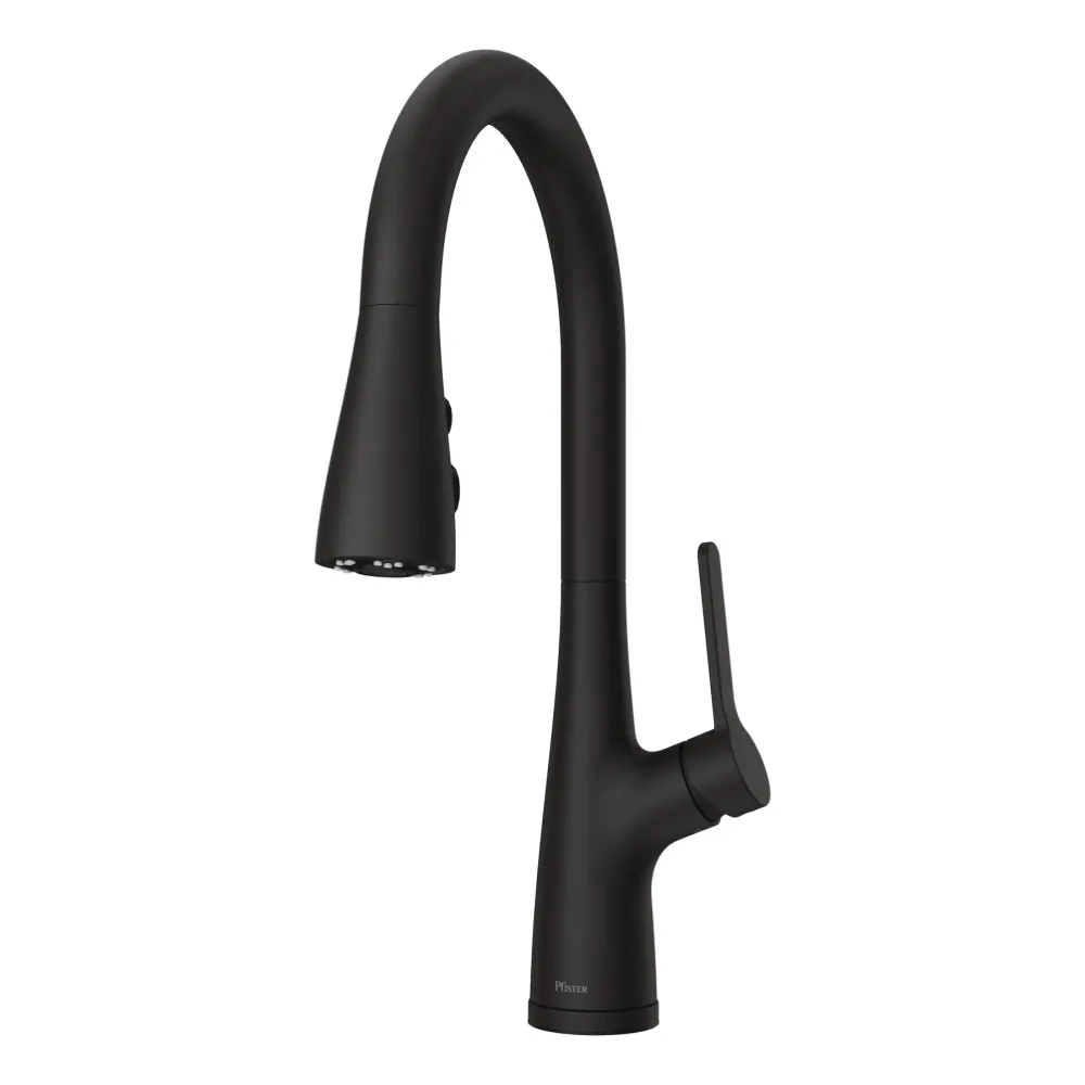 Robinet de cuisine à 1 poignée avec bec rétractable et rotation à 360° pour Salle de Bain