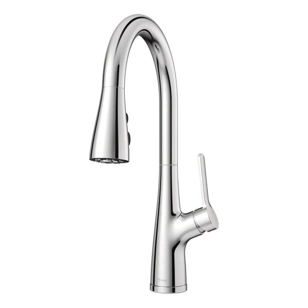 Robinet de cuisine à 1 poignée avec bec rétractable et rotation à 360° pour Salle de Bain