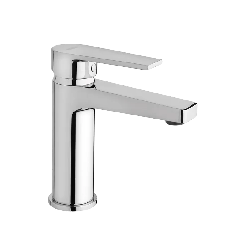 Ensemble de robinets de salle de bain Lavabo et Bidet avec vidage finition chromée collection LOGOS+ de Mamoli Rubinetterie