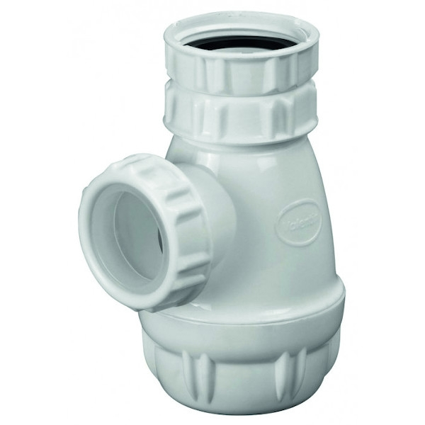 Siphon distinctif bidet - Diamètre d'entrée : 1"1/4 - Hauteur garde d'eau : 30 mm - Diamètre sortie : 32 mm...