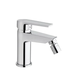 Mitigeur monocommande Bidet avec vidage finition chromée collection LOGOS+ de Mamoli Rubinetterie