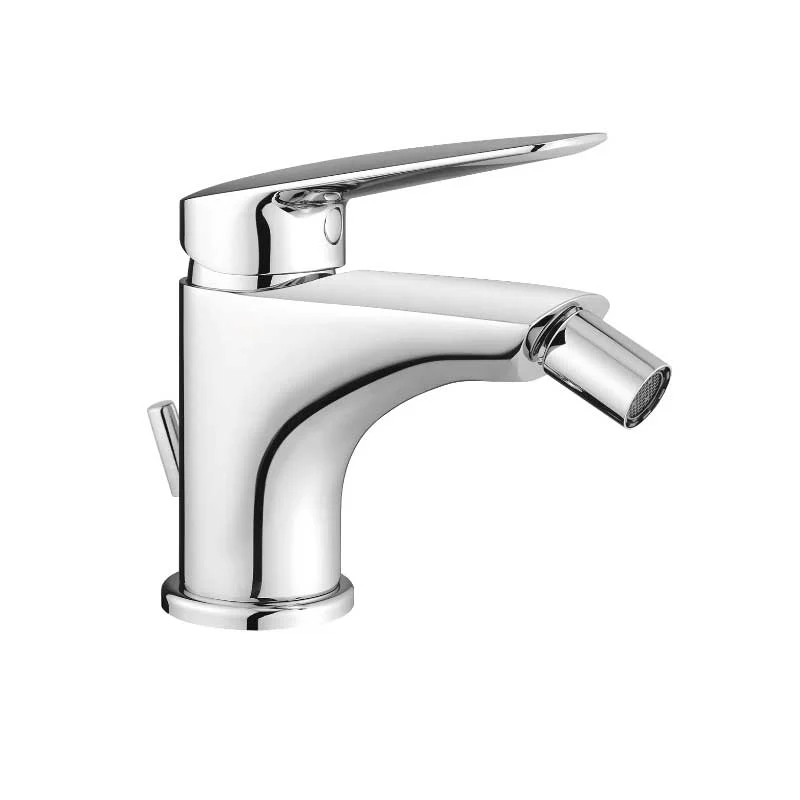 Mitigeur monocommande Bidet avec vidage finition chromé brillant collection Penelope de Mamoli Rubinetterie