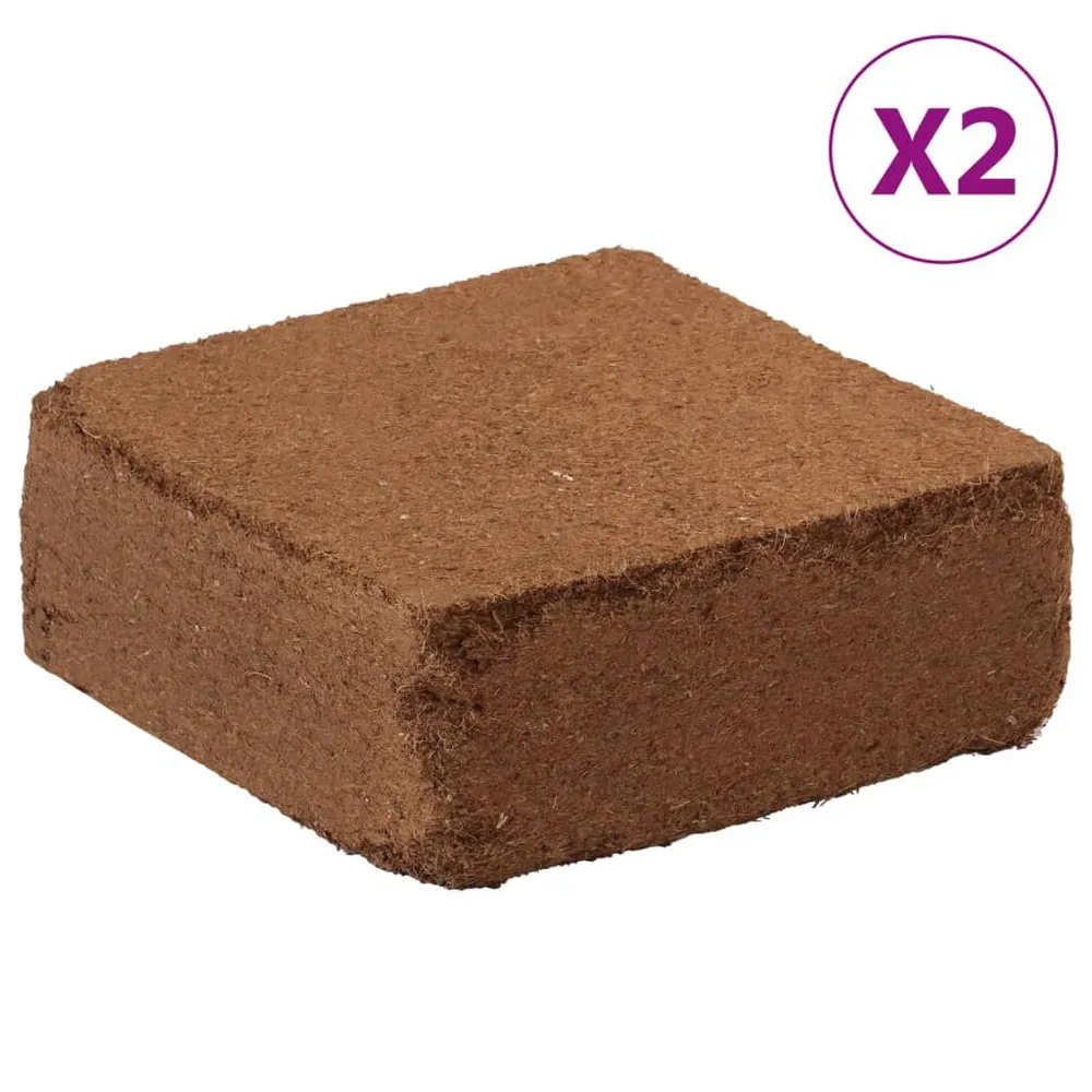 Blocs de noix de coco 2 pcs 5 kg chacun 10 kg au total Robuste et Fiable