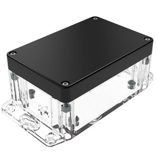 Rénovation Flanged Base Pc Plastic Black/clear RBF53P06B16C