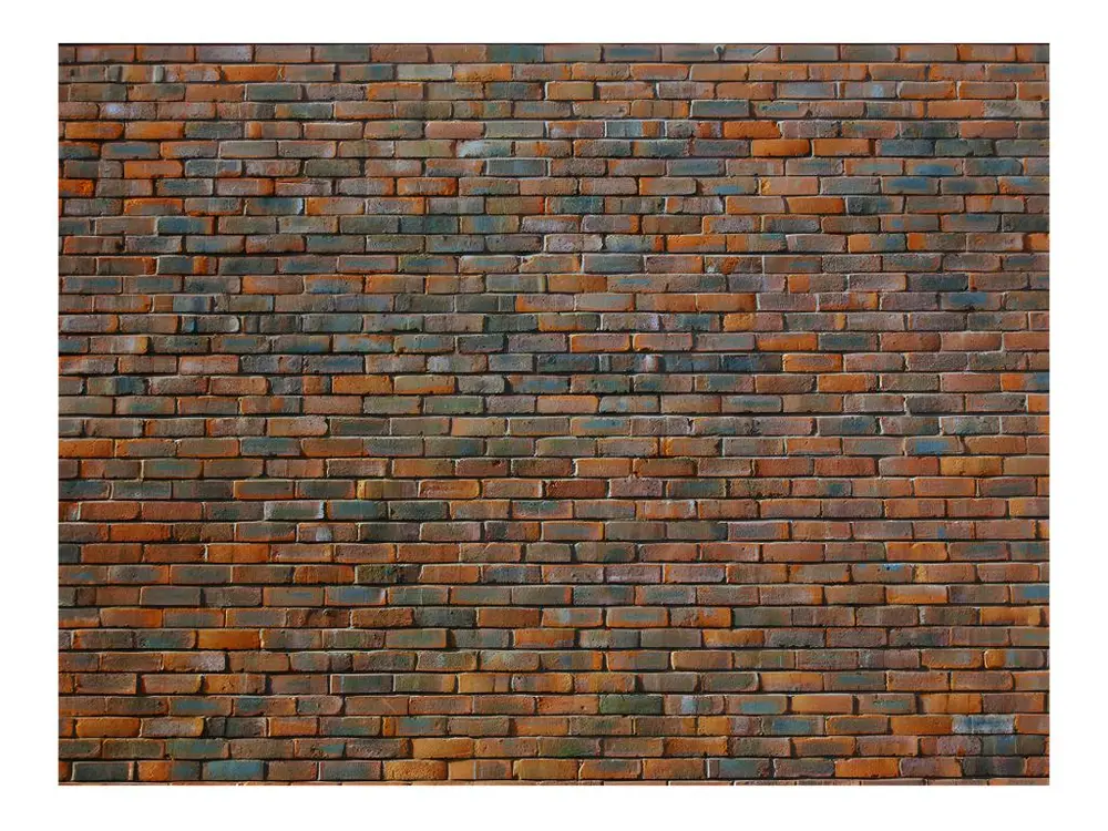Papier peint intissé Fonds et Dessins Mur en briques : Taille - 300 x 231 cm Motif Rayures
