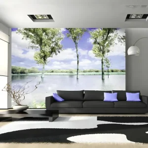 Règle à couper Papier peint intissé Paysages Spring scenery : Taille - 200 x 140 cm