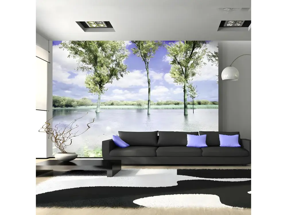 Règle à couper Papier peint intissé Paysages Spring scenery : Taille - 200 x 140 cm