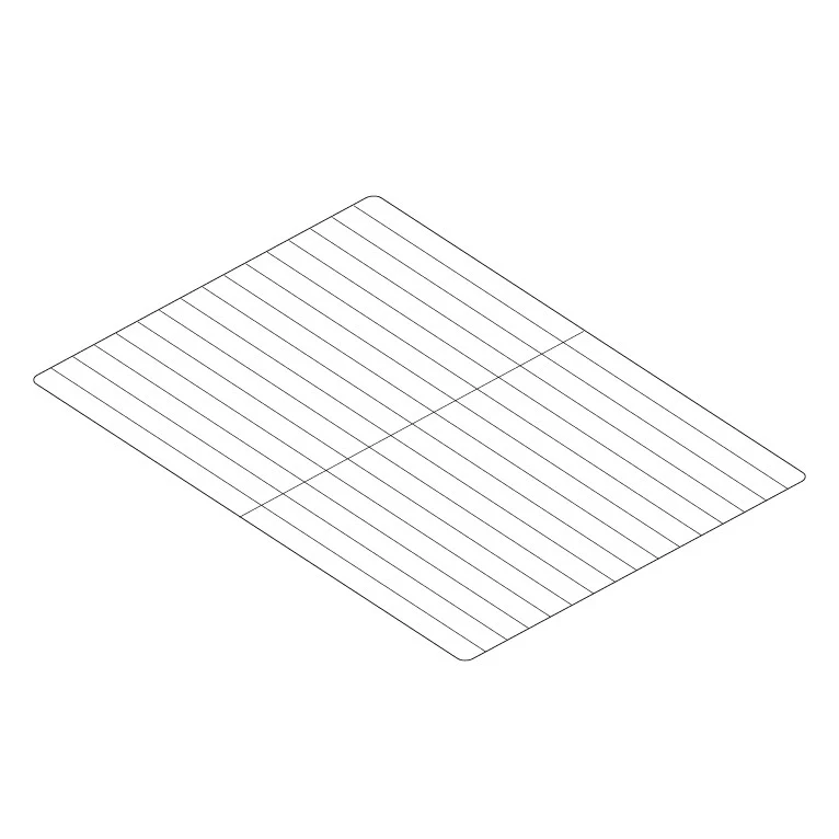 Grille inox 325 x 530 - GR3001