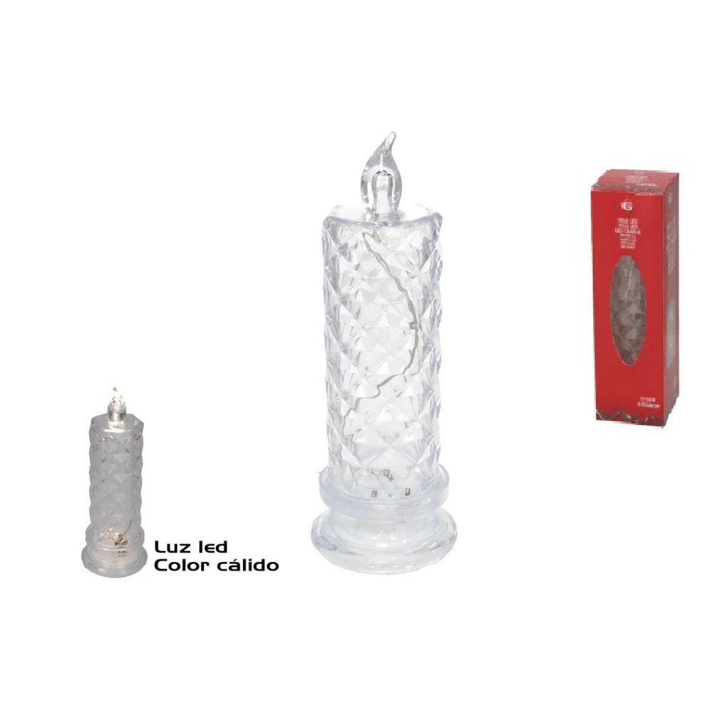 Bougie LED en forme de bougie – Lumière douce et sûre Style industriel