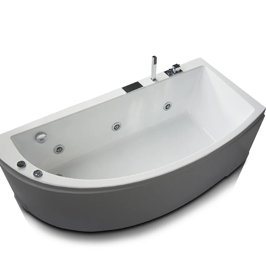 Éclairage Décoratif LED Vasca idromassaggio asymétrique en acrylique avec démarrage pneumatique Modèle Neo