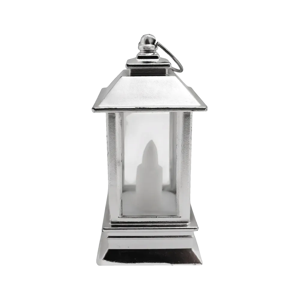 Lanterne décorative avec bougie LED intégrée avec télécommande