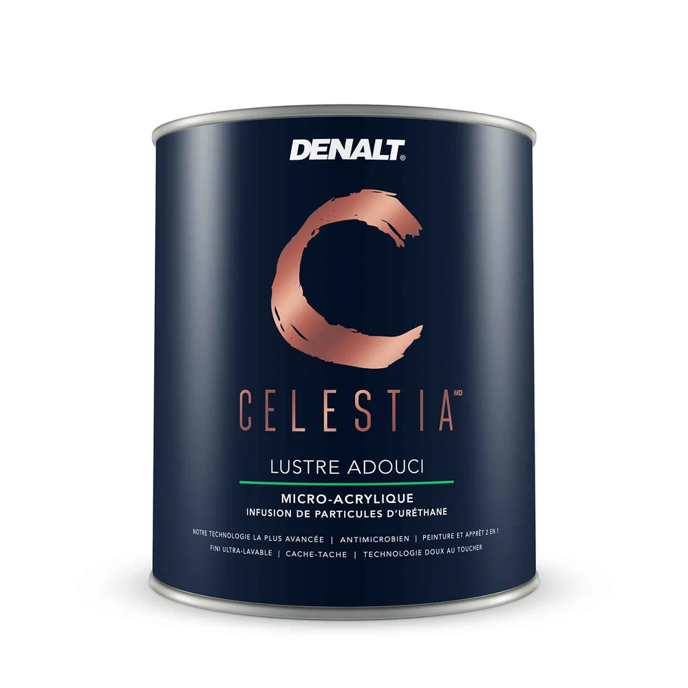 Peinture d'intérieur Celestia lustre adouci blanc naturel, 927 ml