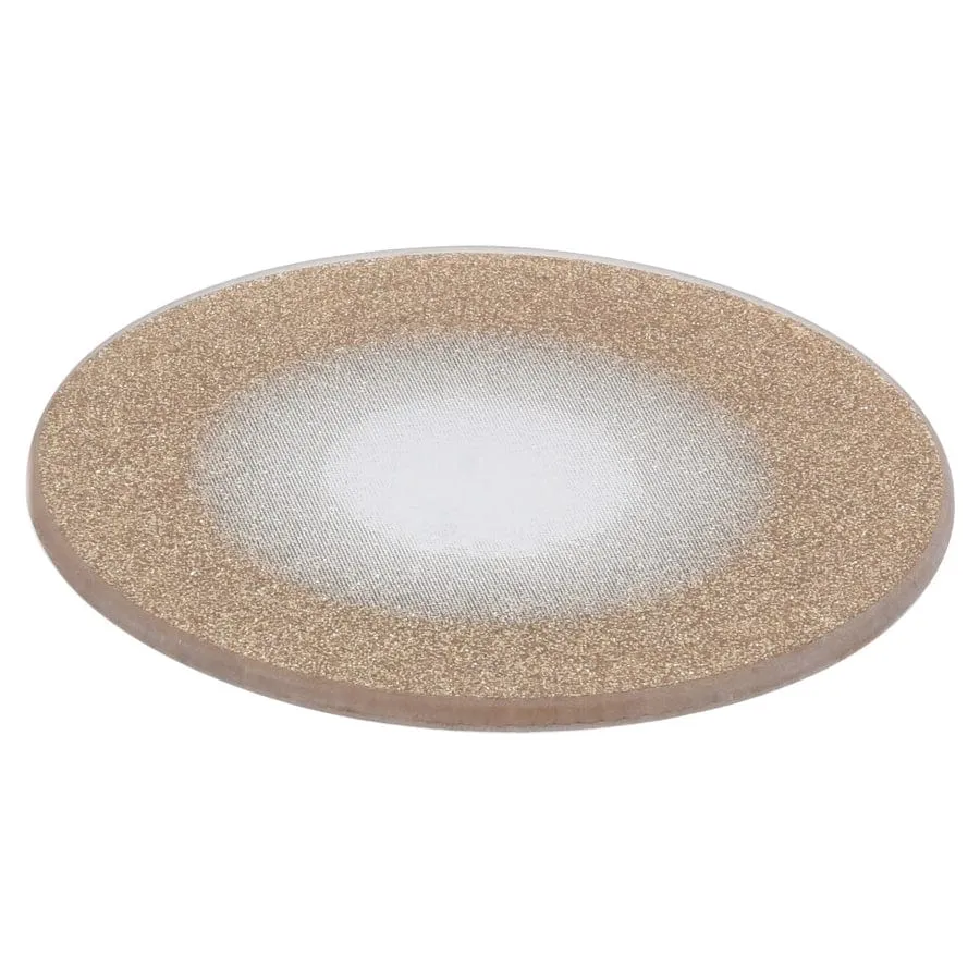 Sous-Bougie en Verre à Paillettes pour décoration de Noël