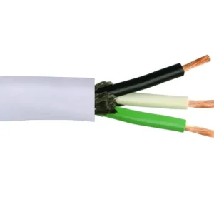 16/3 SJTOW À emporter Power Cable Cord White