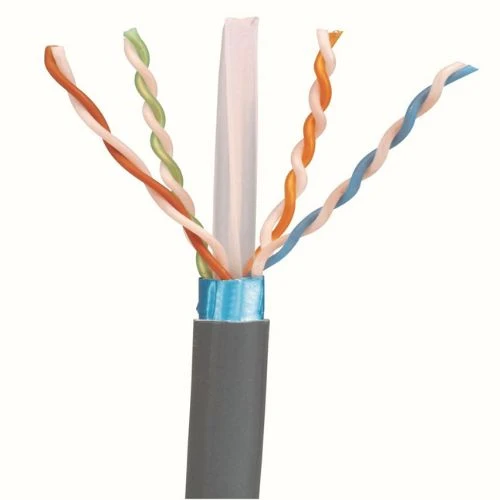 Câble Renforcé 23 AWG F/UTP Plenum Rouge cuivré Solid Cable Cat 6 White PFP6C04WH-UG (Pack 1000)