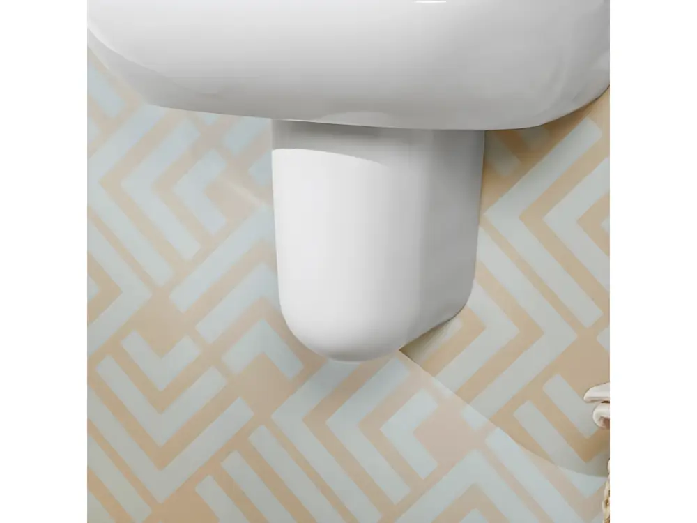 Acier Inoxydable Cache siphon pour lavabo VILLEROY ET BOCH O.Novo