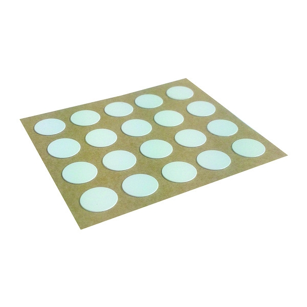 Cache pour ferrure d'assemblage pour meuble 712 - Blanc (Sachet de 100) - PRUNIER pour cuisine équipée