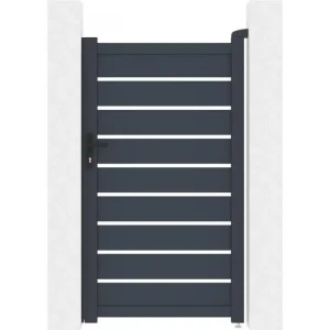 Transformateur de Portillon en aluminium "Bastien" - 100 x 176 cm - Anthracite