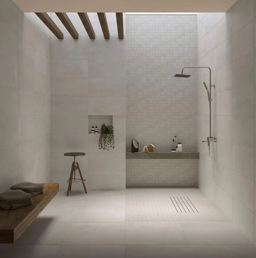 Carrelage Extérieur Antibes 90x90 Effet Béton à prise rapide