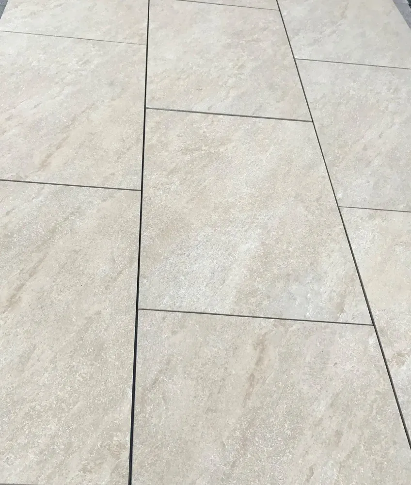 Carrelage extérieur effet pierre QUARTZITE NATUREL - 90 x 60 x 2 cm