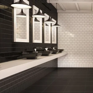 Carrelage Faïence 10x20 Metro White Miroir
