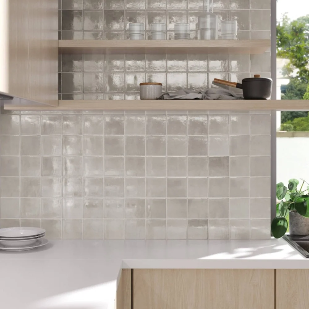 Carrelage Intérieur Fait main 10x10 Effet Zellige pour murs intérieurs