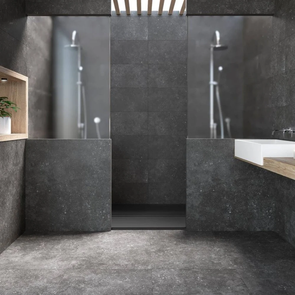 Carrelage Intérieur Grainstone 90x90 Effet Pierre