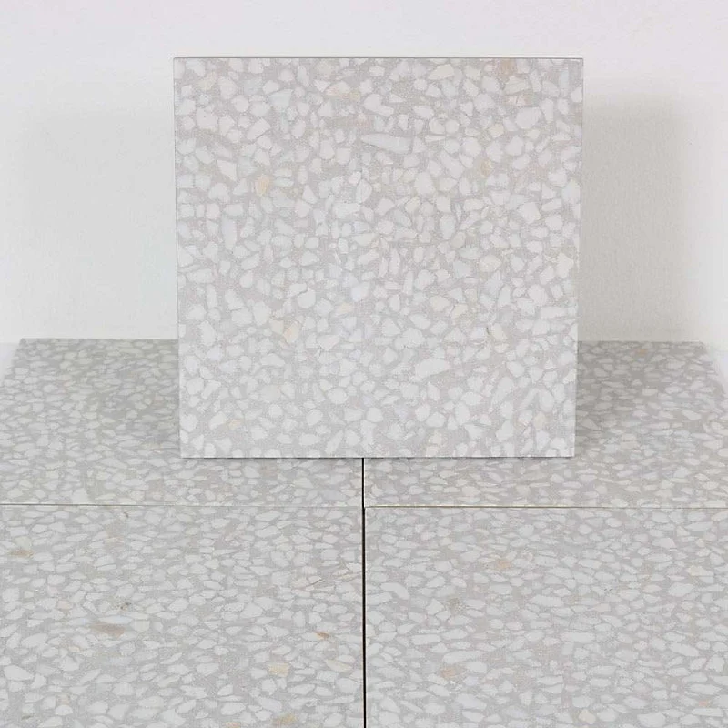 Carrelage sol / mur effet ciment motif étoile 30x30 cm FARNESE AMALFI HUMO (vendu par boite de 0.99m2)