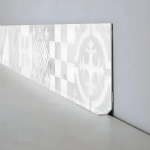 Plinthe VINYLE lot de 25 L200xH. 8cm - Carreaux de ciment - PVC