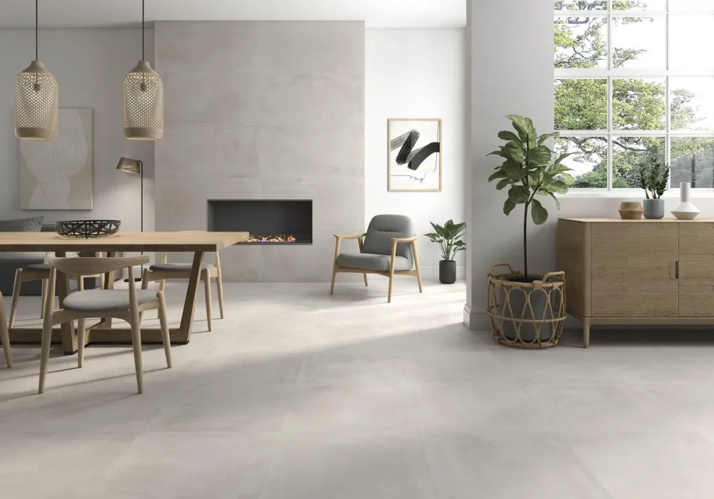 Tuile de céramique porcelaine - Collection AT.ELITE disponible en 2 tailles, 2 couleurs et 1 finition.