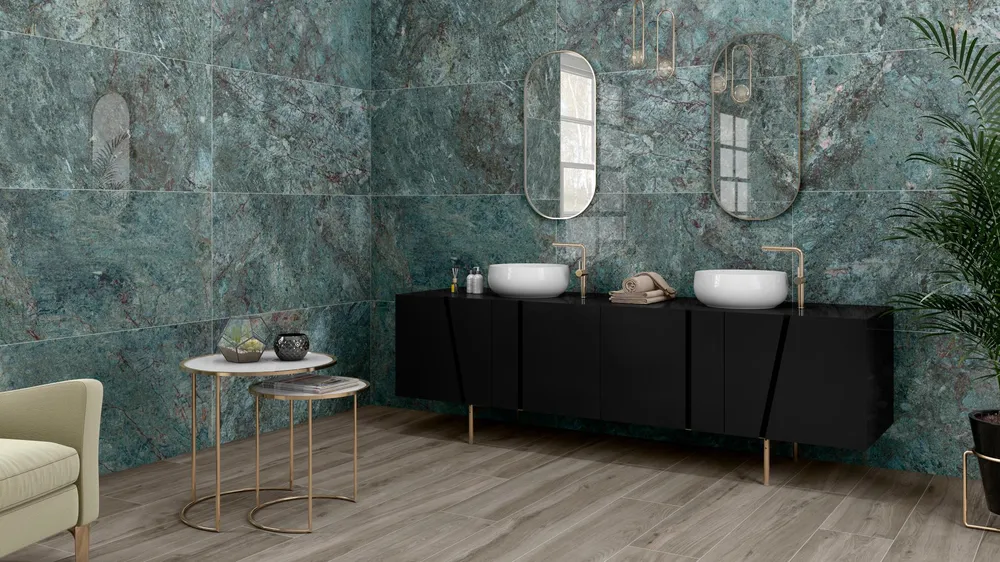 Tuile de céramique porcelaine - Collection CR.LUX KIONIA disponible en 1 taille, 2 couleur et 1 finitions.