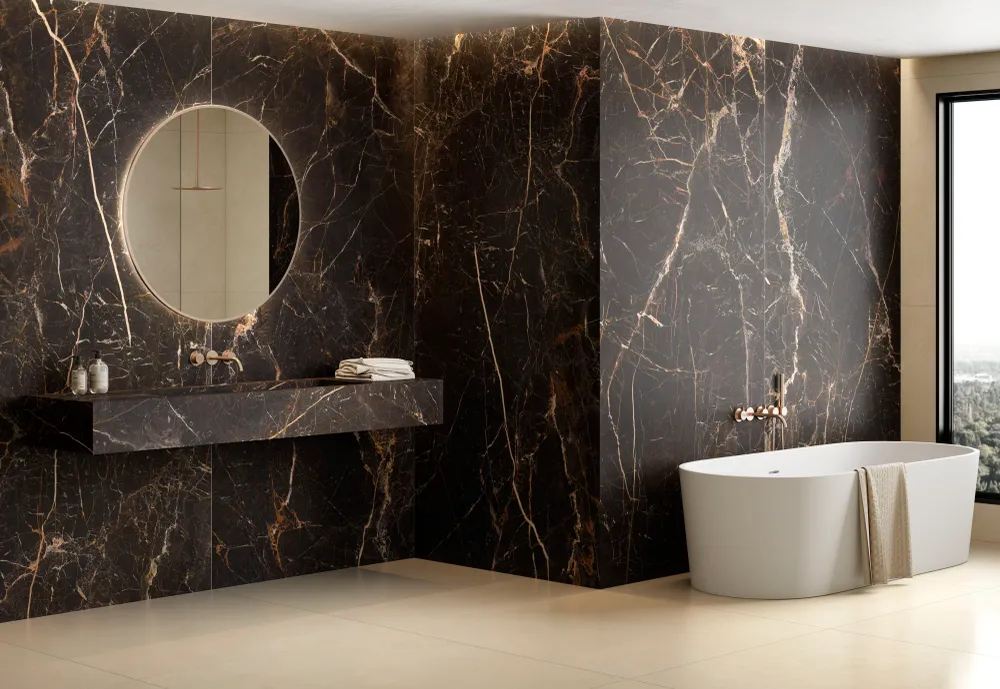 Tuile de céramique porcelaine - Collection CR.LUX LAURANTS disponible en 2 formats, 1 couleurs et 1 finition.