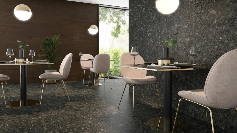 Tuile de céramique porcelaine - Collection GRANSASSO disponible en 1 tailles, 2 couleurs et 1 finition.