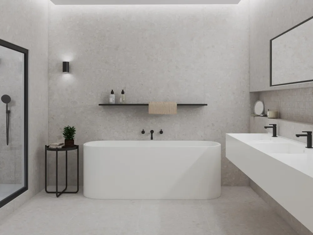 Tuile de céramique porcelaine - Collection GRANSASSO disponible en 1 tailles, 2 couleurs et 1 finition.