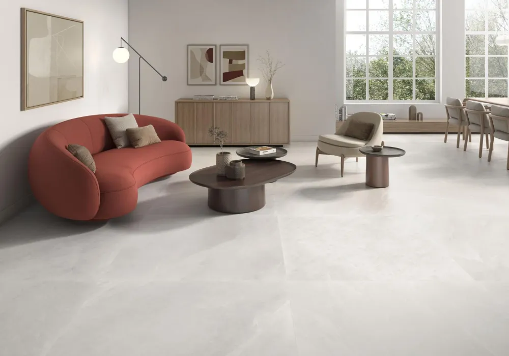 Tuile de céramique porcelaine - Collection PRINCE disponible en 2 tailles, 1 couleur et 1 finition.