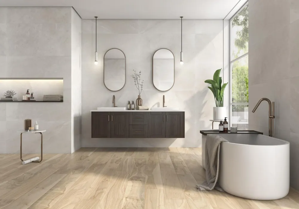 Tuile de céramique porcelaine - Collection PRINCE disponible en 2 tailles, 1 couleur et 1 finition.