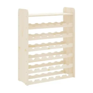 Industriel Robust Casier à vin et panneau supérieur 67,5x25x87 bois pin massif