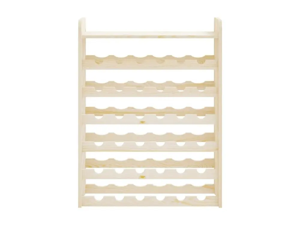 Industriel Robust Casier à vin et panneau supérieur 67,5x25x87 bois pin massif