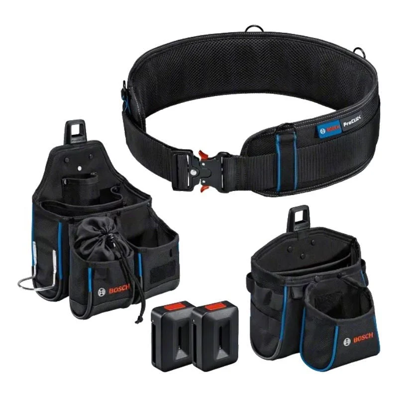 Kit ceinture d'outil ProClick BOSCH 1600A0265 - ceinture, 2 sacoche GWT 2-4 + 2 Proclick holder avec Garantie 2 Ans