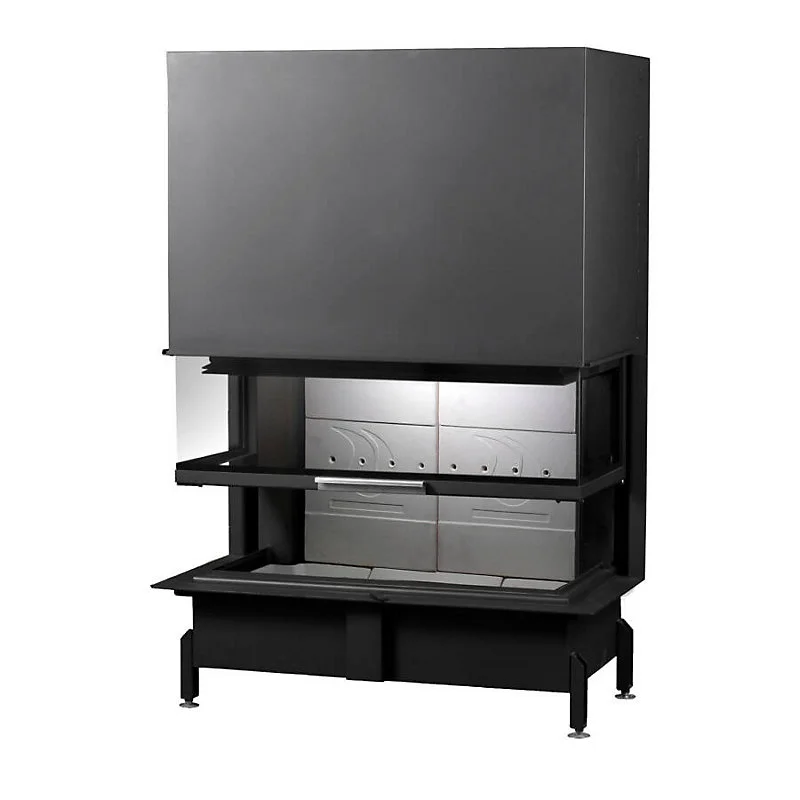 Insert de cheminée 100 CM EVO U LD 14kW compatible avec domotique